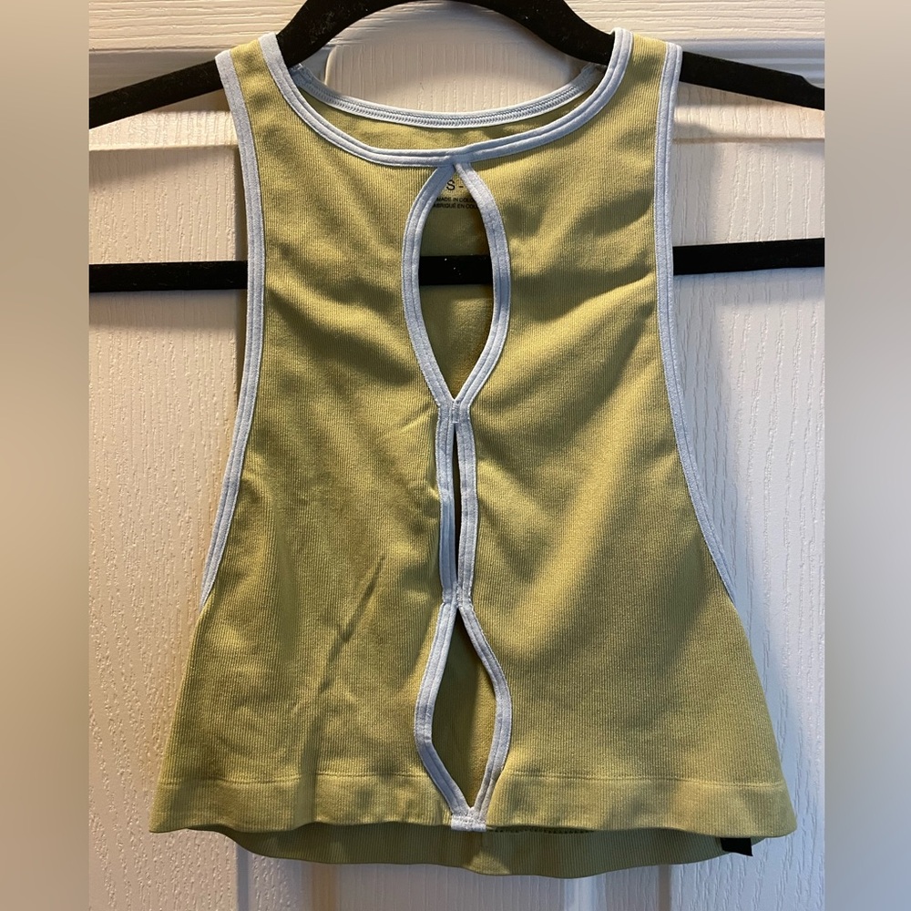 Green and blue urban outfitters tank top